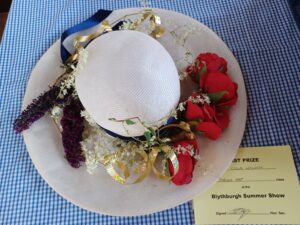 Jubilee Hat with flowers